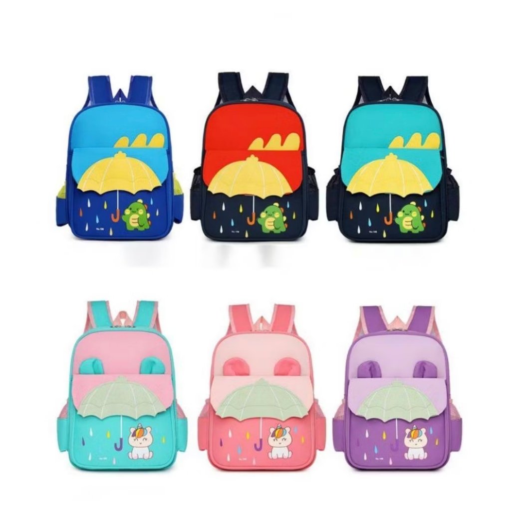 Mochila infantil bonitinha quarda chuva passeio  NOVO